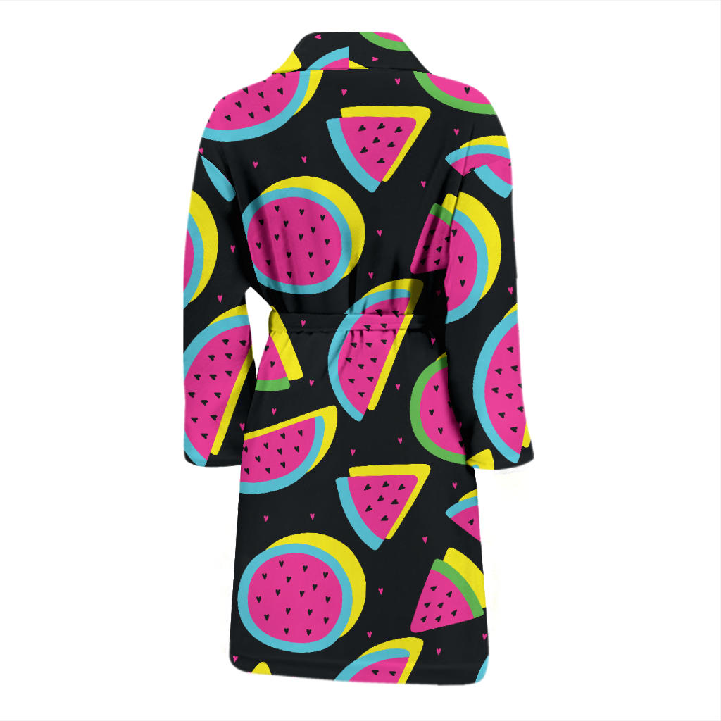 Watermelon Pattern Print Design WM07 Men Bathrobe