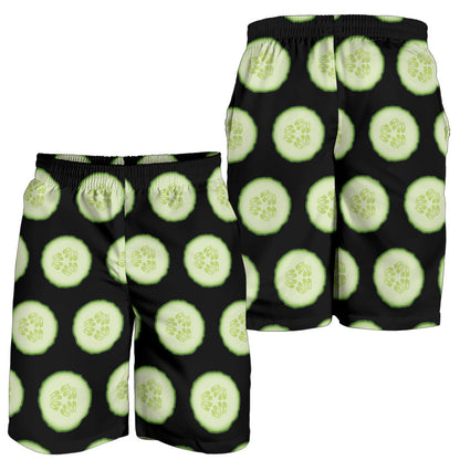 Cucumber Pattern Print Design CC02 Mens Shorts