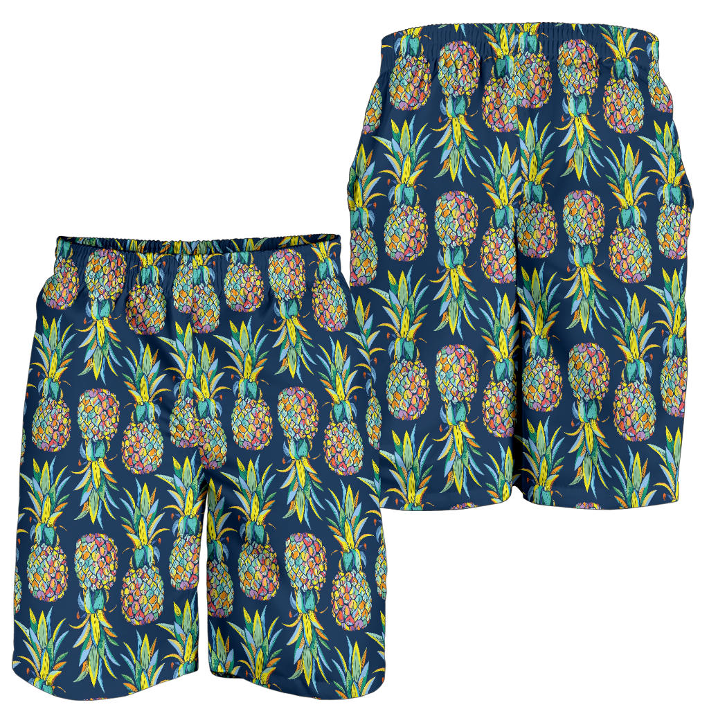 Pineapple Color Art Mens Shorts