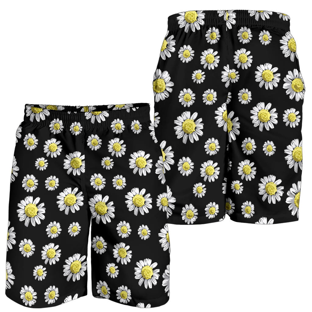 Daisy Pattern Print Design DS01 Mens Shorts