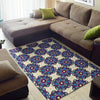 Lotus Boho Pattern Print Design LO08 Area Rugs