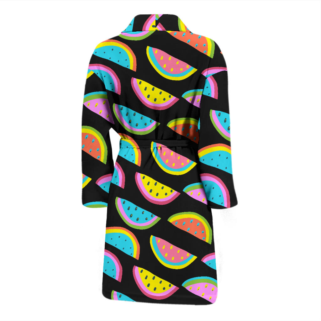 Watermelon Pattern Print Design WM08 Men Bathrobe