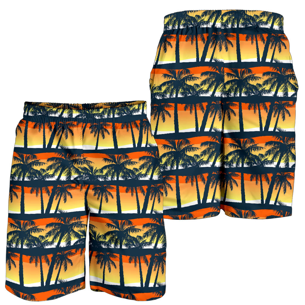 Palm Tree Pattern Print Design PT011 Mens Shorts