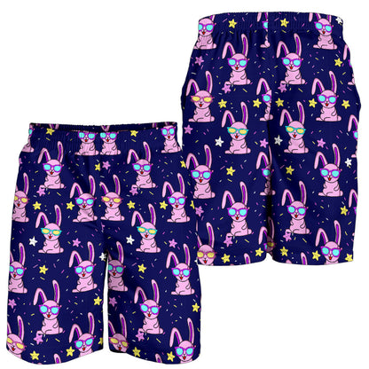 Rabbit Baby Pattern Print Design RB015 Mens Shorts
