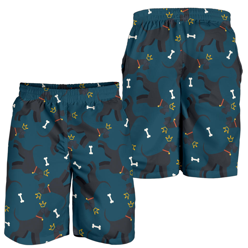 Schnauzers Pattern Print Design A04 Mens Shorts