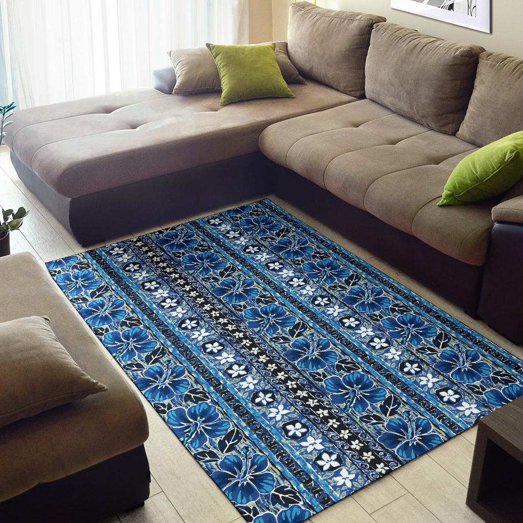 Hawaiian Themed Pattern Print Design H012 Area Rugs