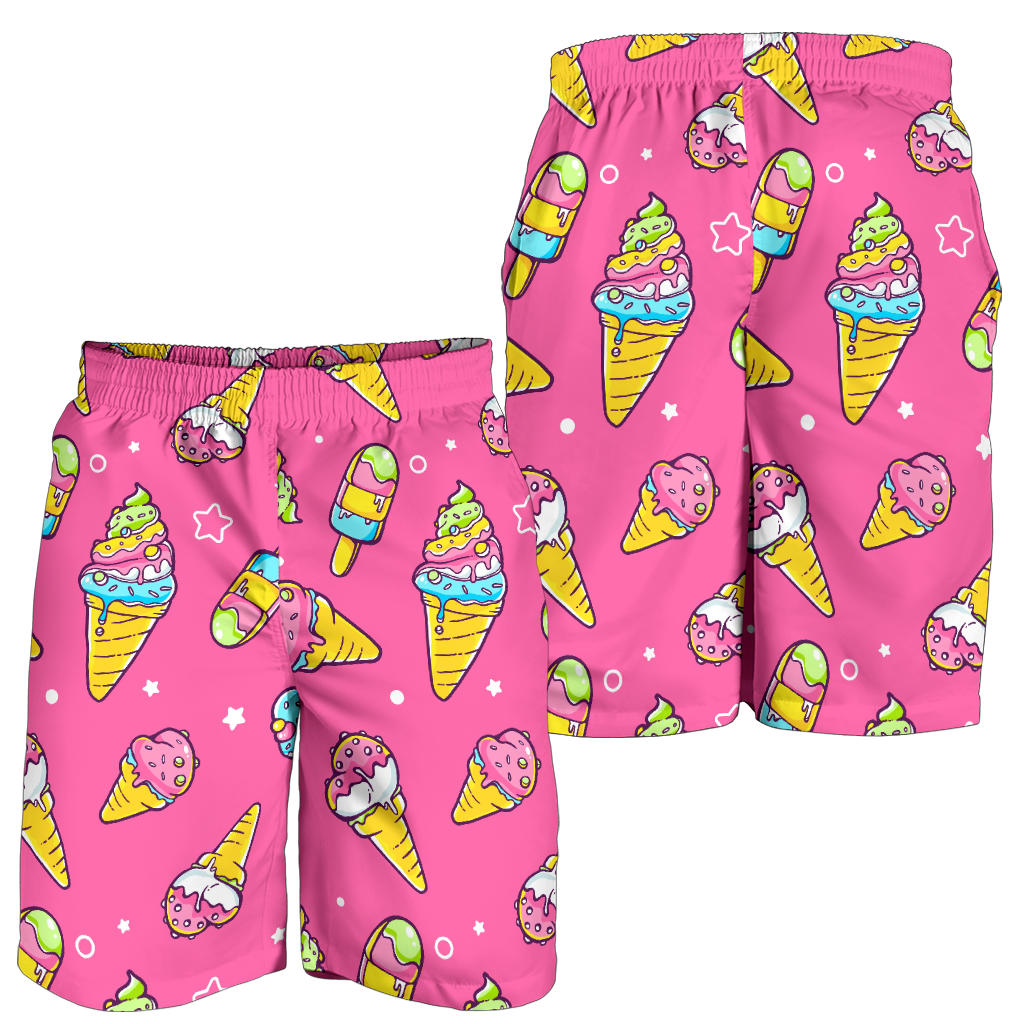Ice Cream Pattern Print Design IC04 Mens Shorts