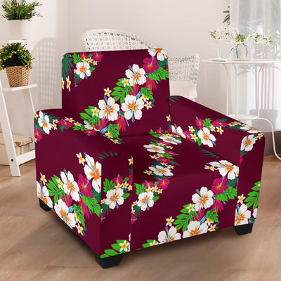 Hawaiian Themed Pattern Print Design H06 Armchair Slipcover