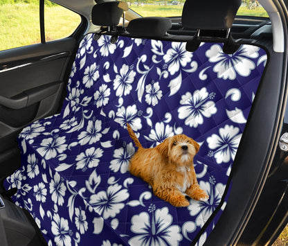 Hibiscus Pattern Print Design HB010 Rear Dog  Seat Cover