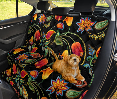 Tulip Boho Pattern Print Design TP09 Rear Dog  Seat Cover