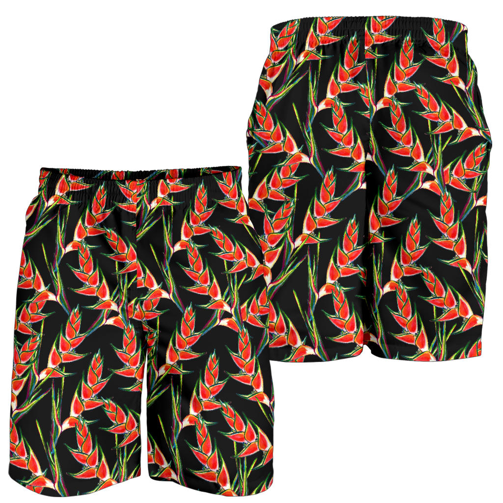 Heliconia Pattern Print Design HL010 Mens Shorts