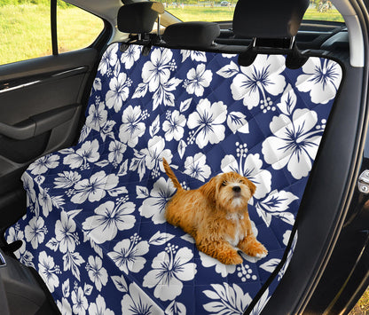 Hibiscus Pattern Print Design HB012 Rear Dog  Seat Cover