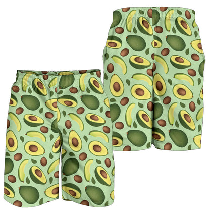 Avocado Pattern Print Design AC01 Mens Shorts