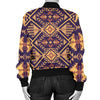 Aztec Pattern Print Design 09 Women's Bomber Jacket