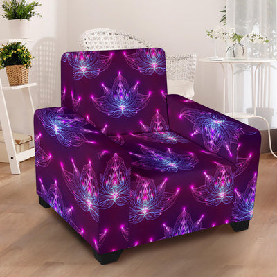 lotus Pattern Print Design LO01 Armchair Slipcover