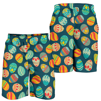 Easter Eggs Pattern Print Design RB09 Mens Shorts