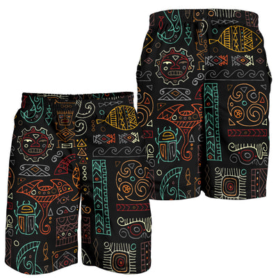 Polynesian Pattern Print Design A04 Mens Shorts