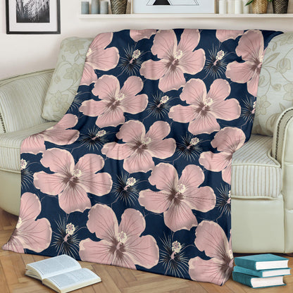 Plumeria Pattern Print Design PM018 Fleece Blanket