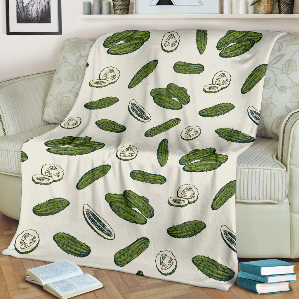 Cucumber Pattern Print Design CC05 Fleece Blanket