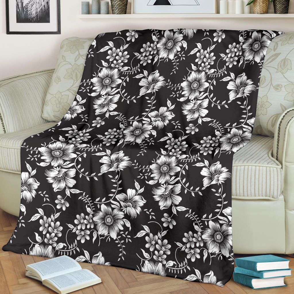 Gerberas Pattern Print Design GB02 Fleece Blanket