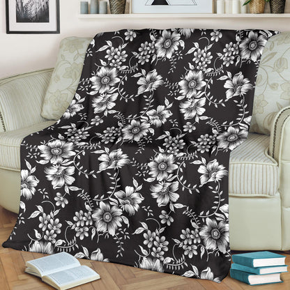 Gerberas Pattern Print Design GB02 Fleece Blanket