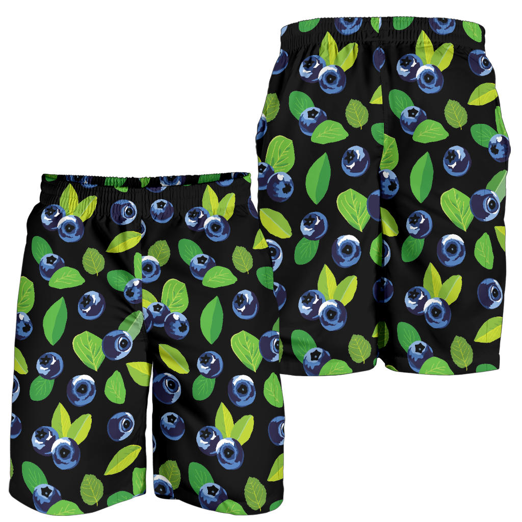 Blueberry Pattern Print Design BB03 Mens Shorts