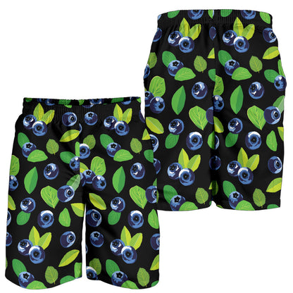 Blueberry Pattern Print Design BB03 Mens Shorts