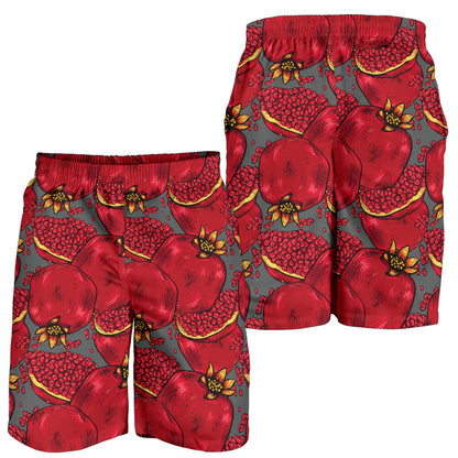 Pomegranate Pattern Print Design PG05 Mens Shorts