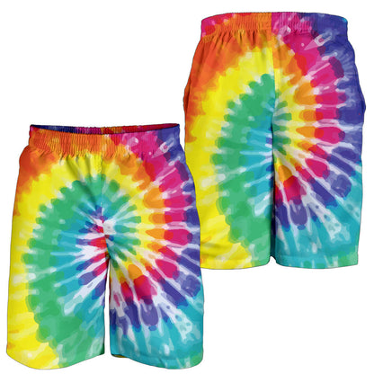 Tie Dye Mens Shorts