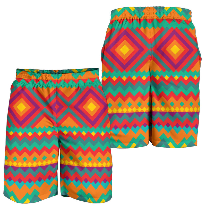 Mexican Pattern Print Design 04 Mens Shorts