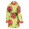 Pomegranate Pattern Print Design PG07 Women Bathrobe