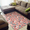 Apple Pattern Print Design AP04 Area Rugs