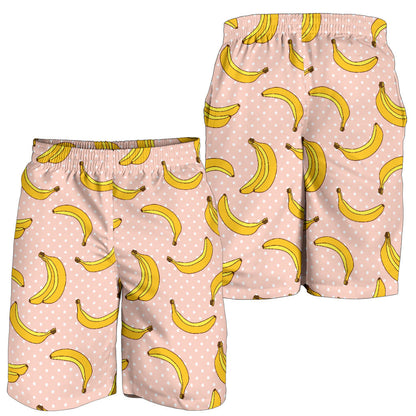 Banana Pattern Print Design BA06 Mens Shorts