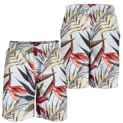 Tropical Flower Pattern Print Design TF021 Mens Shorts