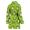 Kiwi Pattern Print Design KW01 Women Bathrobe