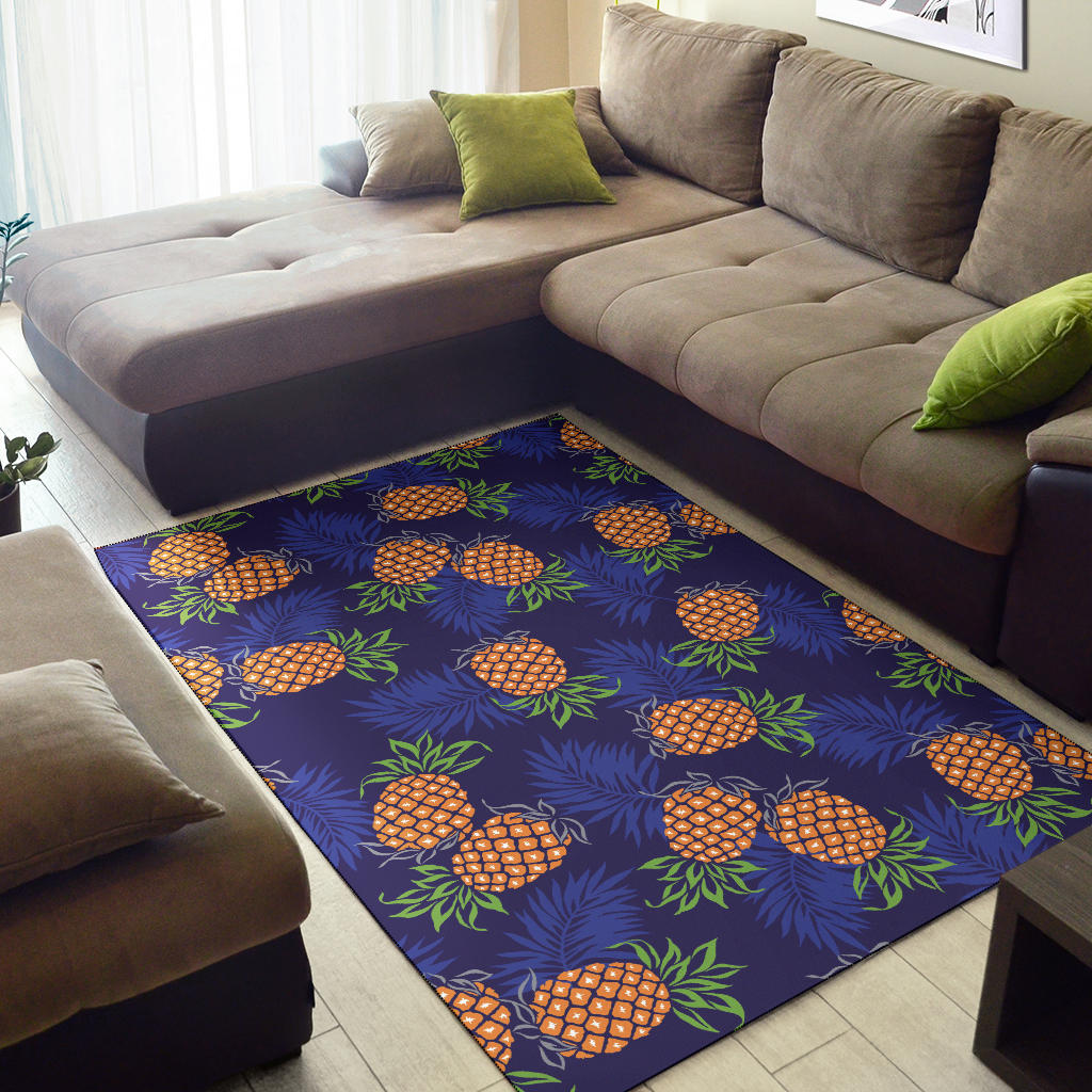 Pineapple Pattern Print Design PP02 Area Rugs