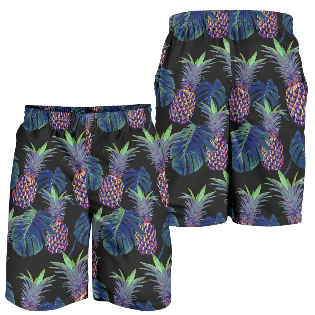 Pineapple Pattern Print Design PP04 Mens Shorts