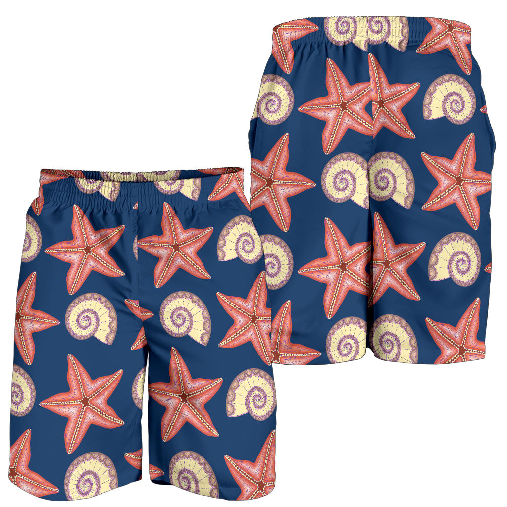 Starfish Pattern Print Design 03 Mens Shorts