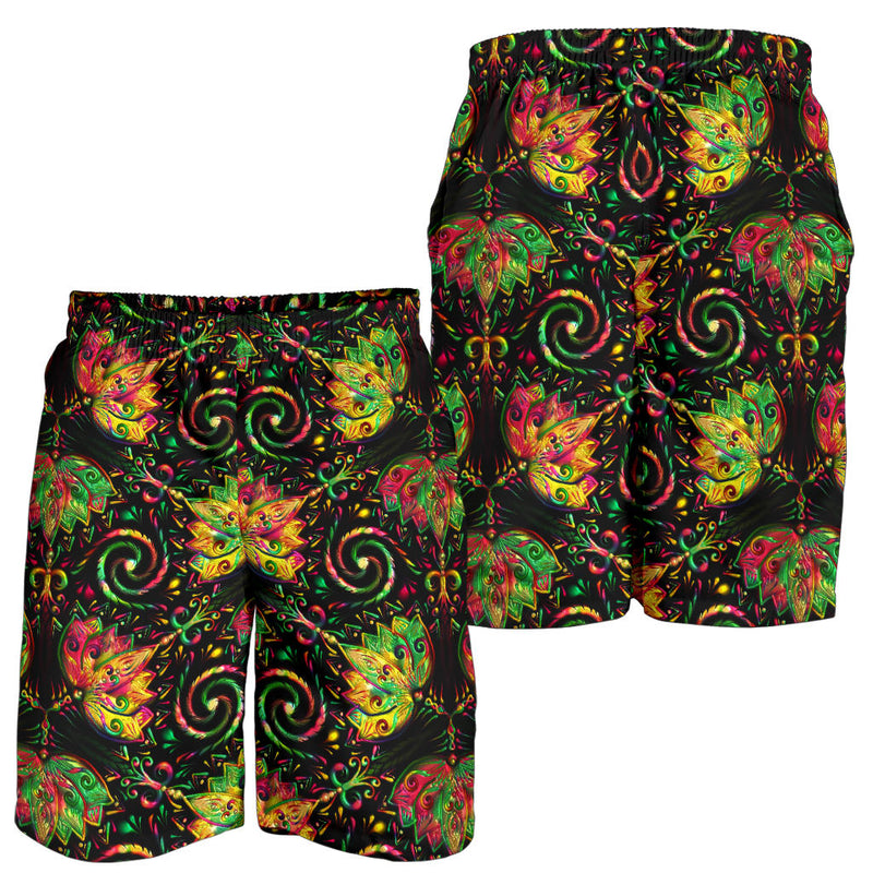 lotus Boho Pattern Print Design LO09 Mens Shorts