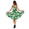 Hawaiian Themed Pattern Print Design H016 Midi Dress