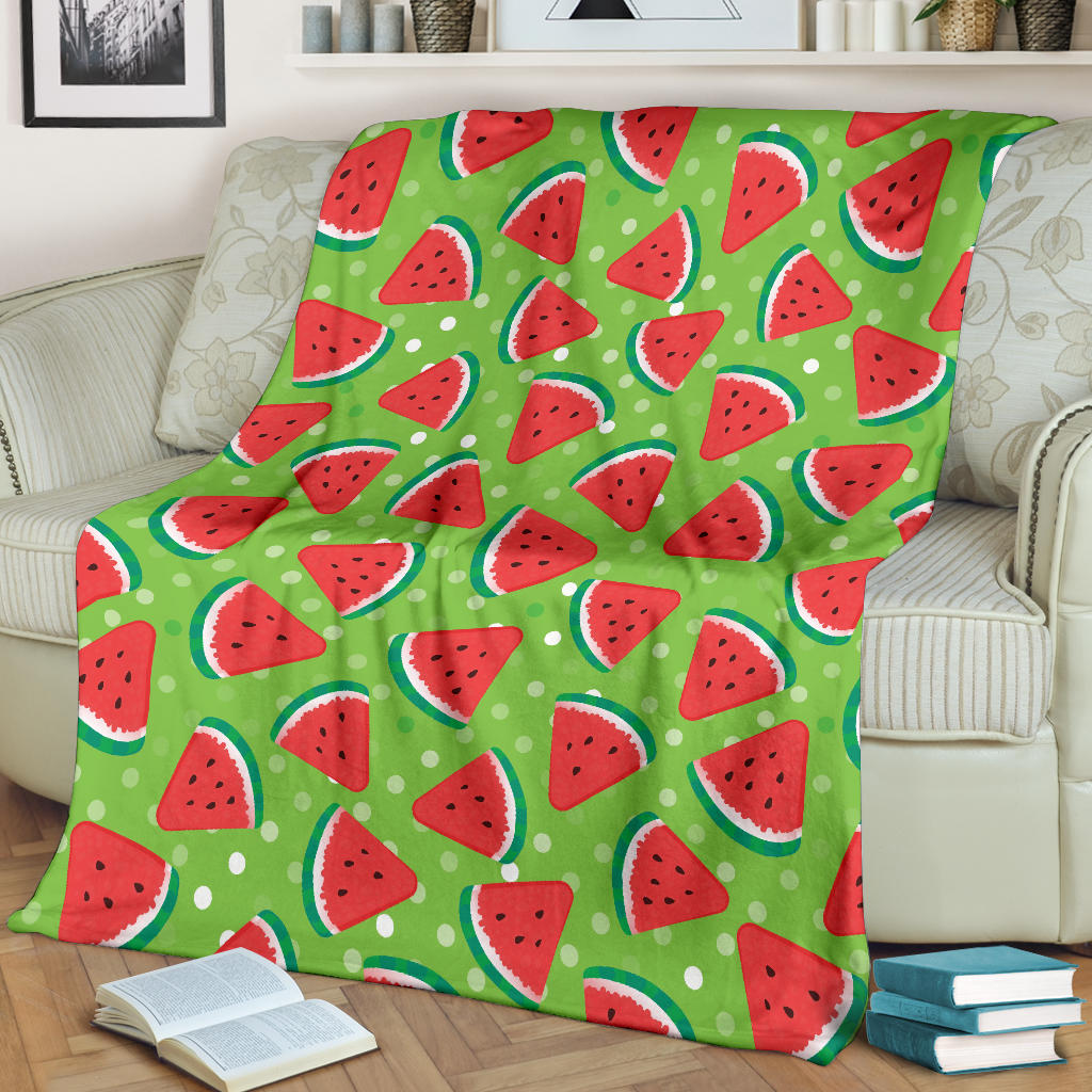 Watermelon Pattern Print Design WM05 Fleece Blanket