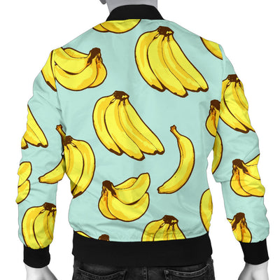 Banana Pattern Print Design BA04 Men Bomber Jacket