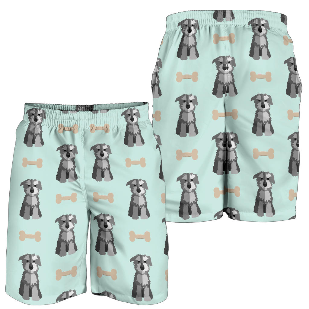 Schnauzers Pattern Print Design A03 Mens Shorts