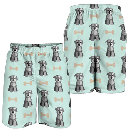 Schnauzers Pattern Print Design A03 Mens Shorts
