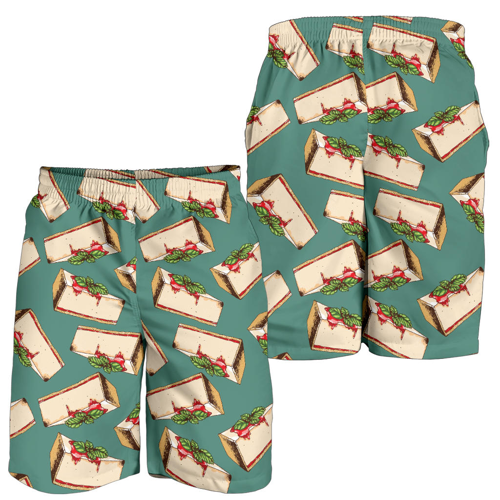Cheesecake Pattern Print Design CK02 Mens Shorts