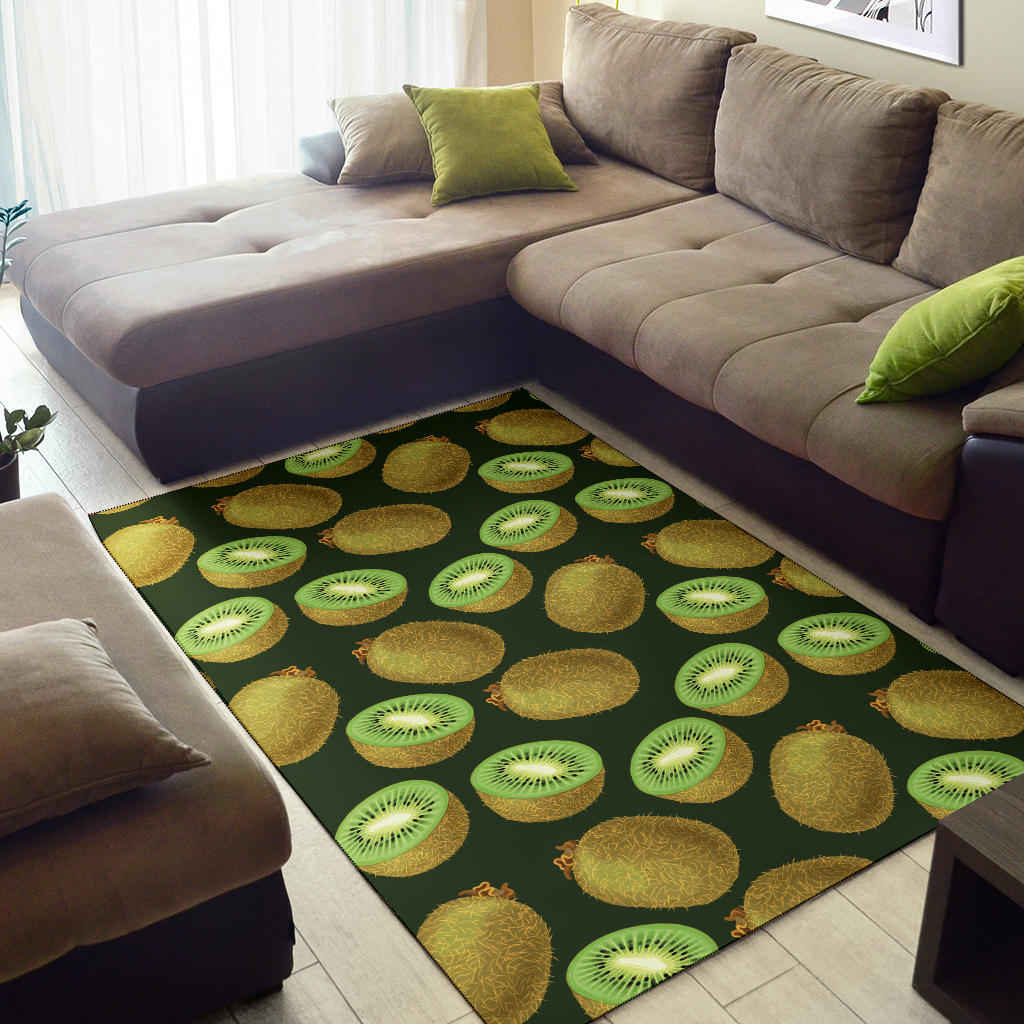 Kiwi Pattern Print Design KW04 Area Rugs