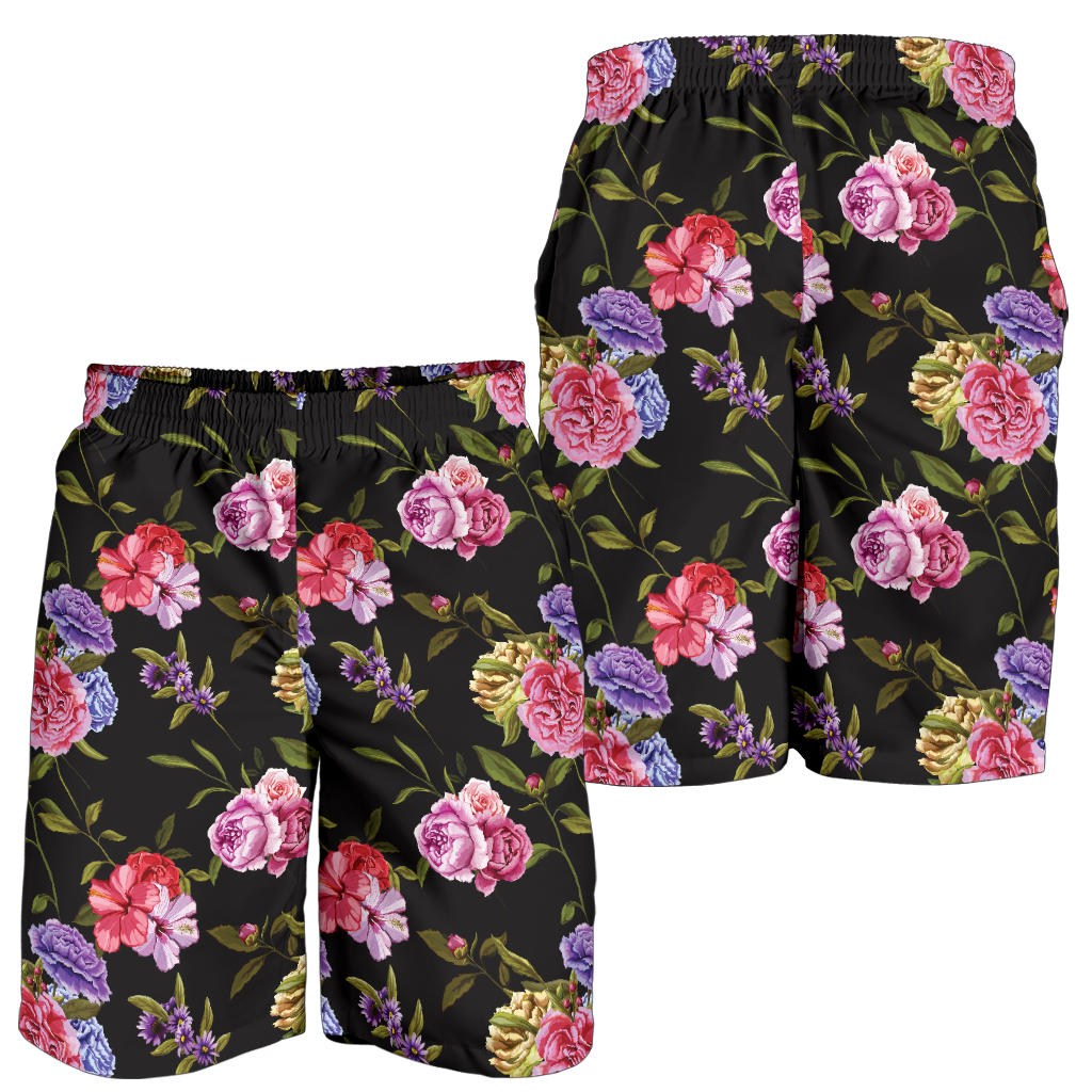 Carnations Pattern Print Design CN05 Mens Shorts