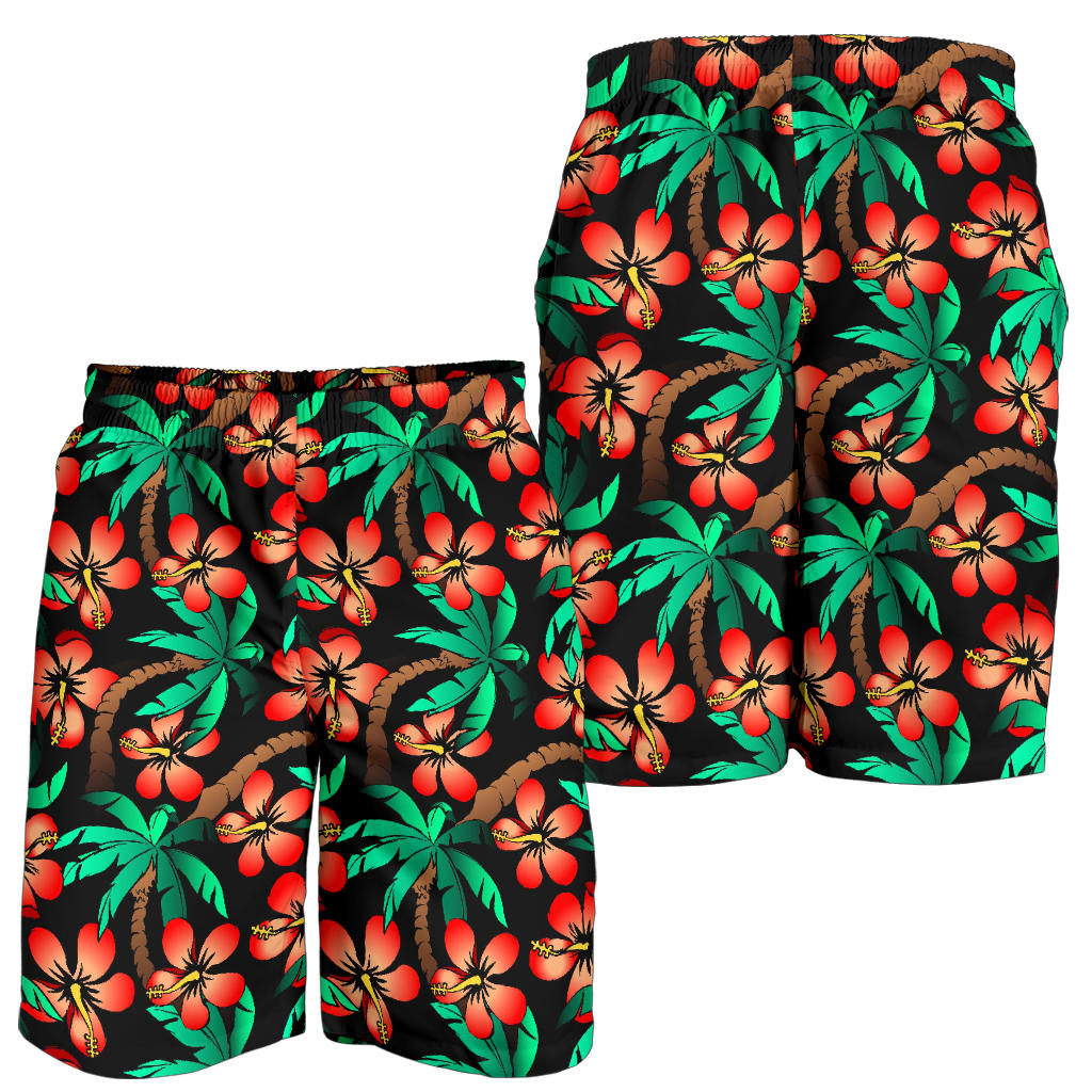Hawaiian Themed Pattern Print Design H022 Mens Shorts