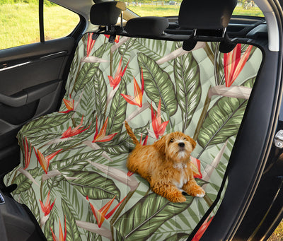 Bird Of Paradise Pattern Print Design BOP08 Rear Dog  Seat Cover