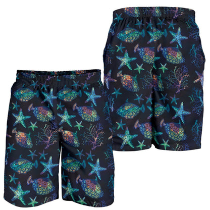 Starfish Pattern Print Design 01 Mens Shorts
